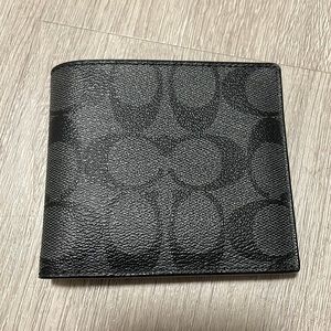 Coach Slim Billfold Wallet in Signature Canvas
